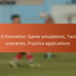 5-2-3 Formation: Game simulations, Tactical scenarios, Practice applications